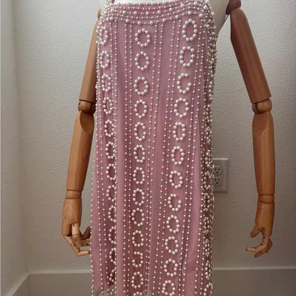 NWT: LPC Lelia mini pink faux pearl embellishment dress - Picture 4 of 7